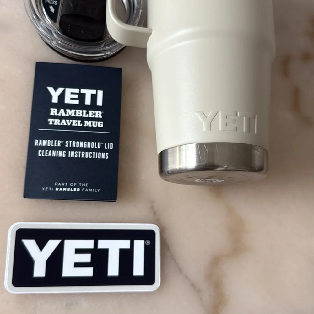 YETI RAMBLER 20 OZ TRAVEL MUG
WITH STRONGHOLD LID CAPE TAUPE - Picture 8 of 14